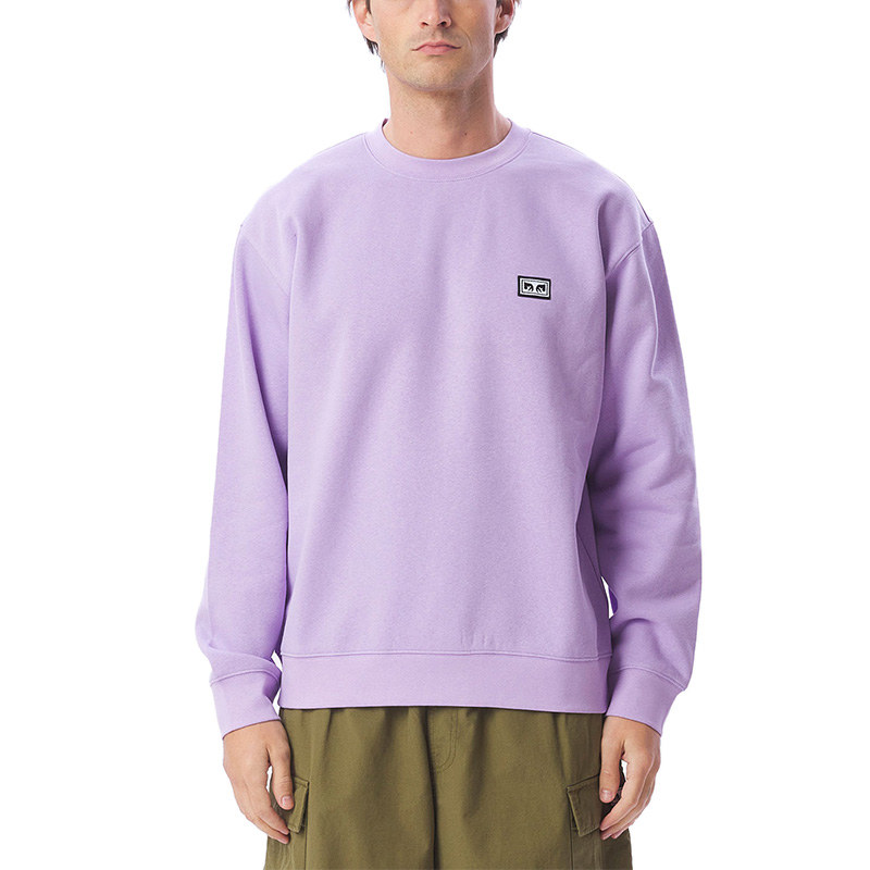 Lavender crew neck sweater sale