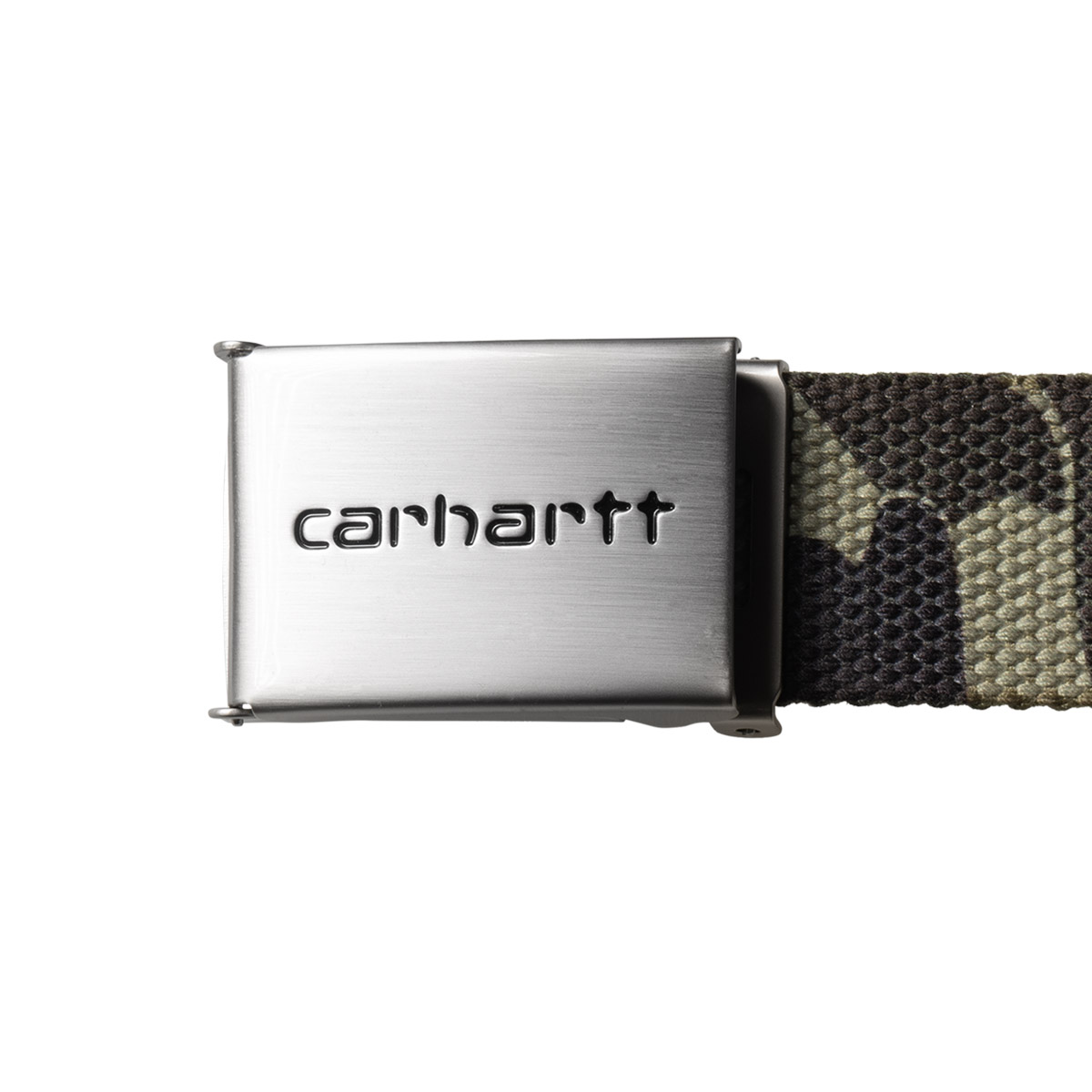 Carhartt WIP Clip Belt Chrome Camo Duck Green