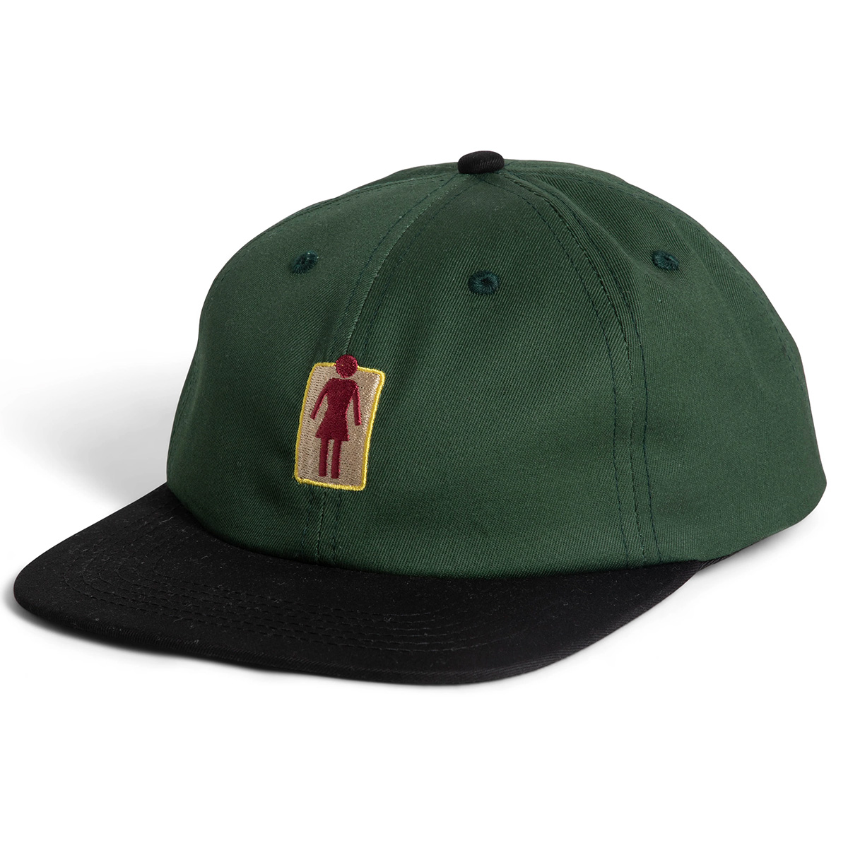 Girl OG Naturals 5 Panel Cap Forest Green