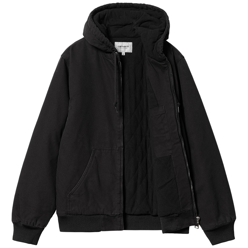 Carhartt WIP Active Jacket Black Heavy Stone Wash