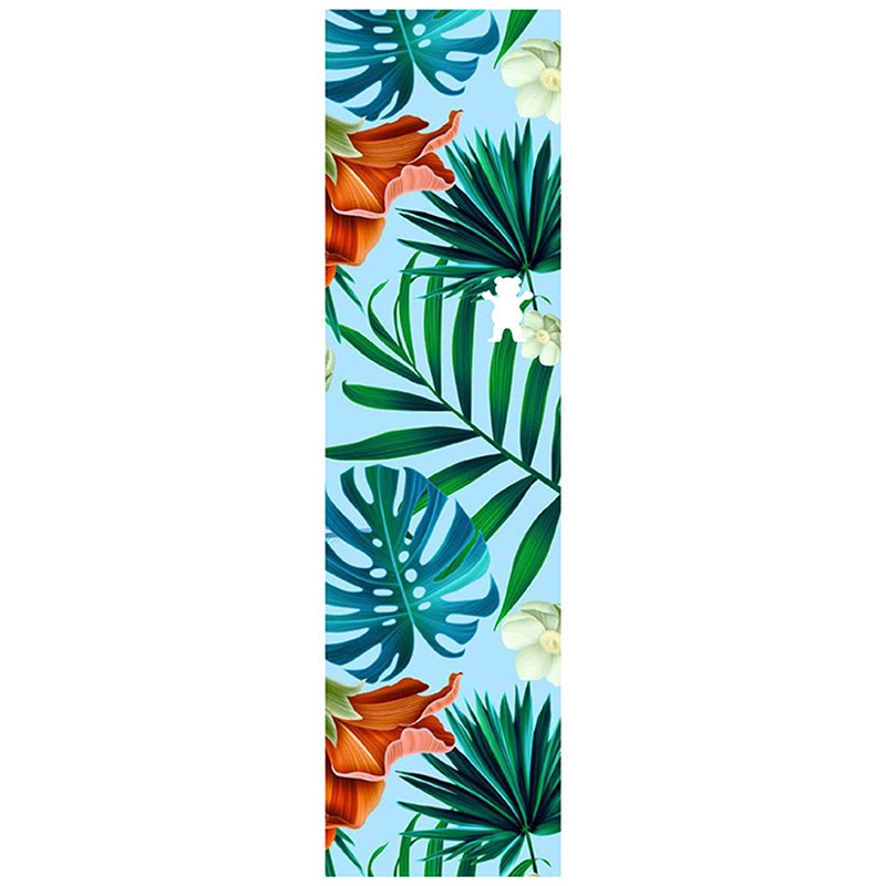 Grizzly Hawaii Floral Griptape Sheet Powder Blue 9.0