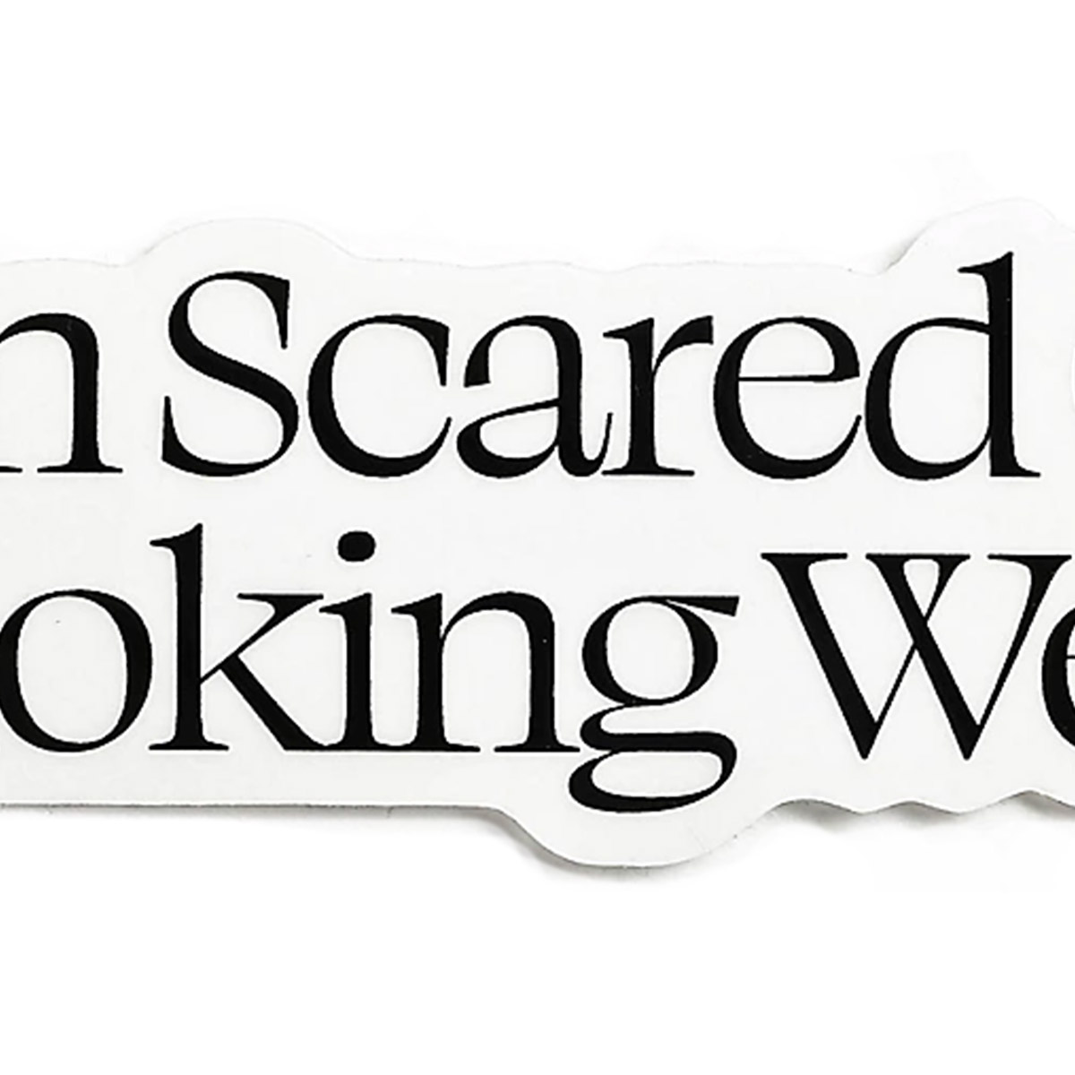 Jacuzzi Scared Weed Sticker