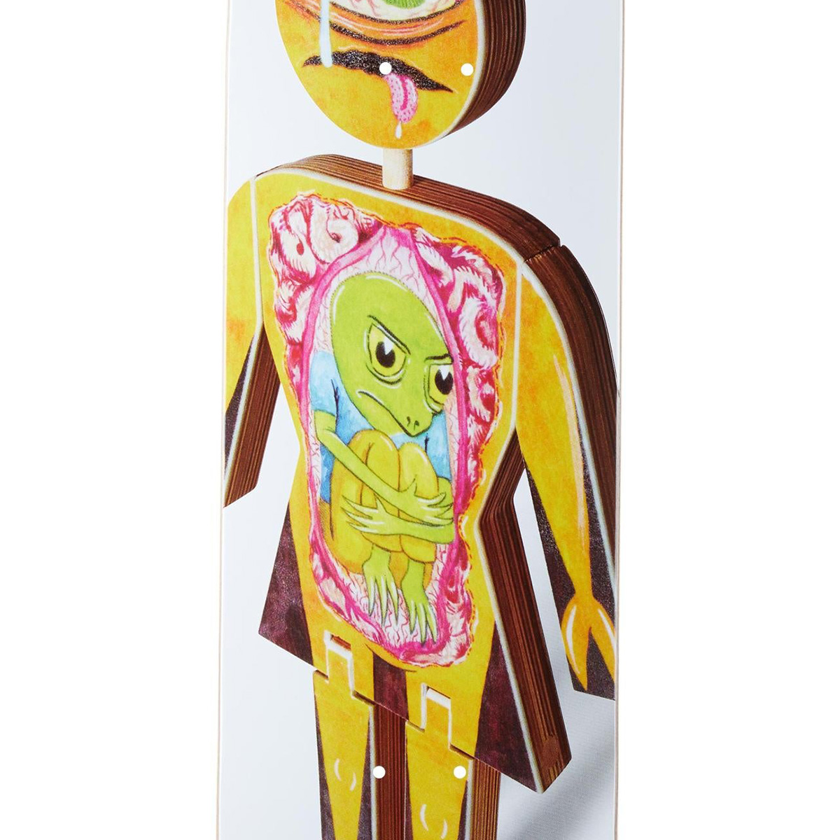 Girl Geering Modernica '24 Skateboard Deck 8.5