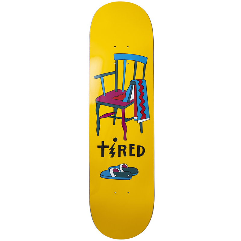 Tired Jolt Skateboard Deck 8.25