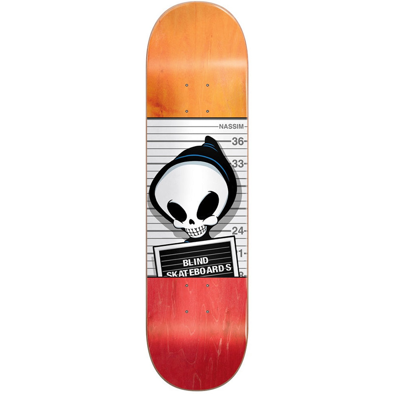 Blind Nassim Reaper Mug Shot R7 Skateboard Deck 8.125