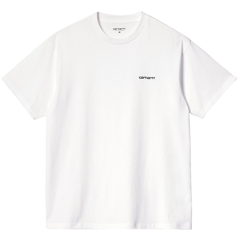 Carhartt WIP Script Embroidery T-Shirt White/Black