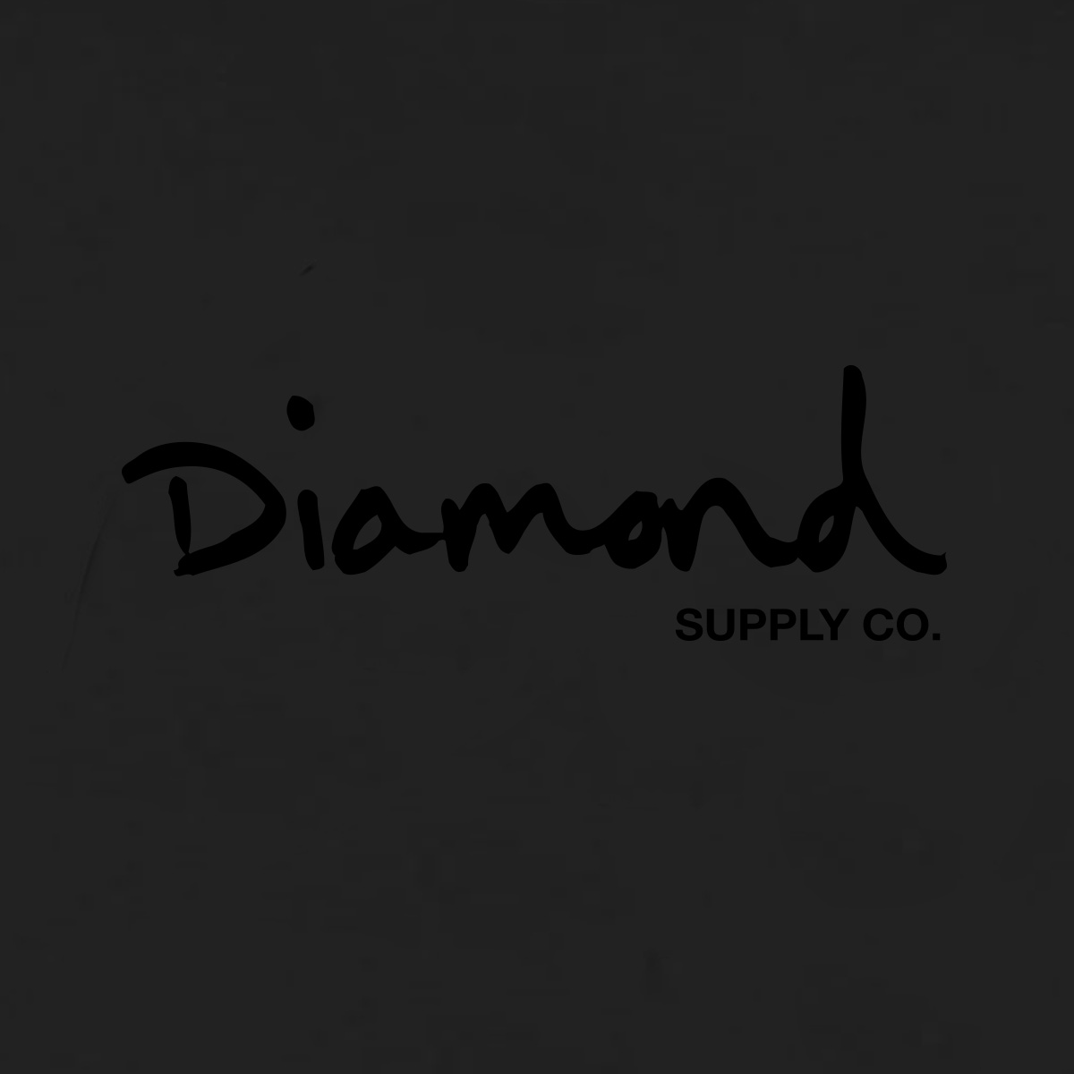 Diamond Og Script Tonal T-Shirt Pigment Black