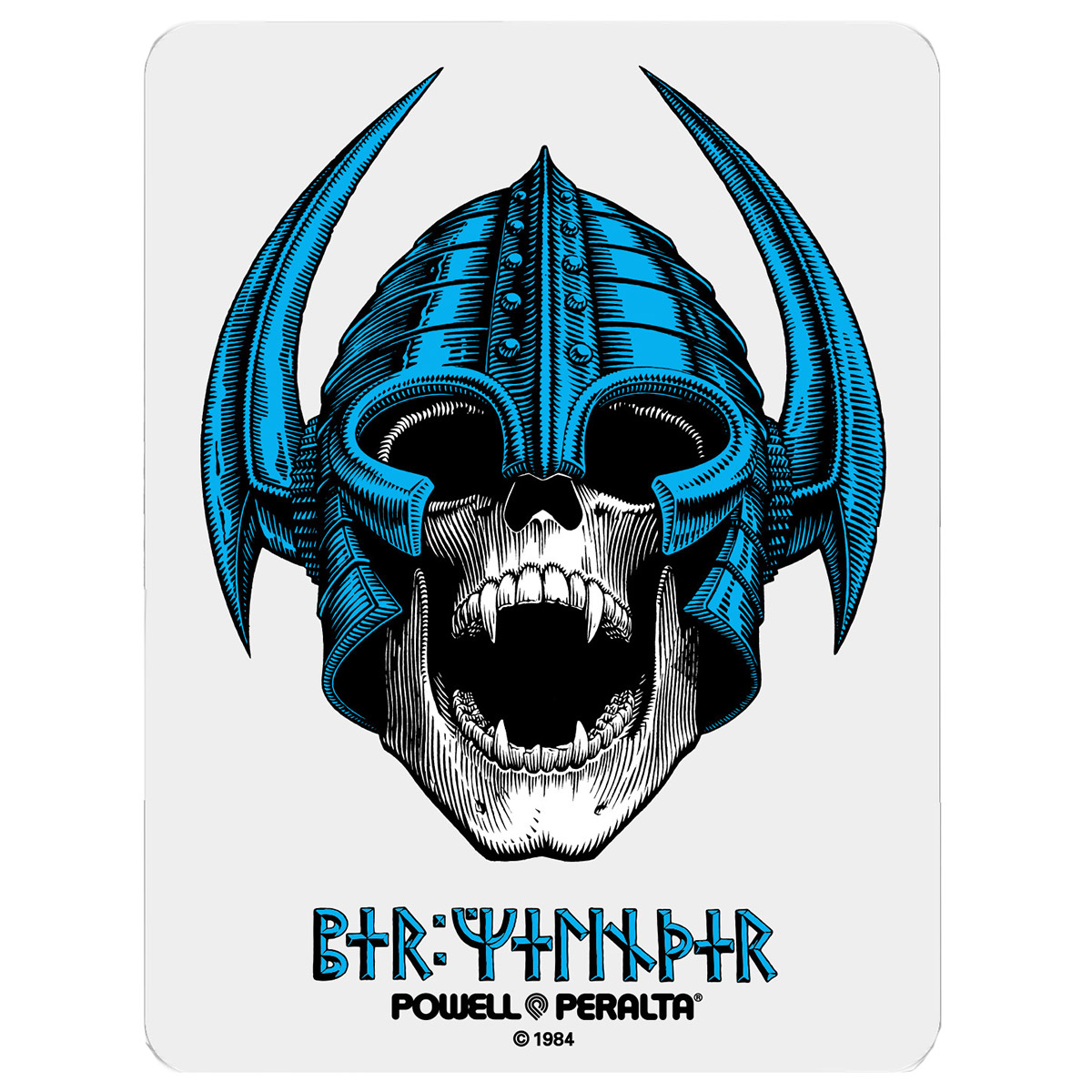 Powell Peralta Per Welinder Nordic Skull Sticker 6 inch