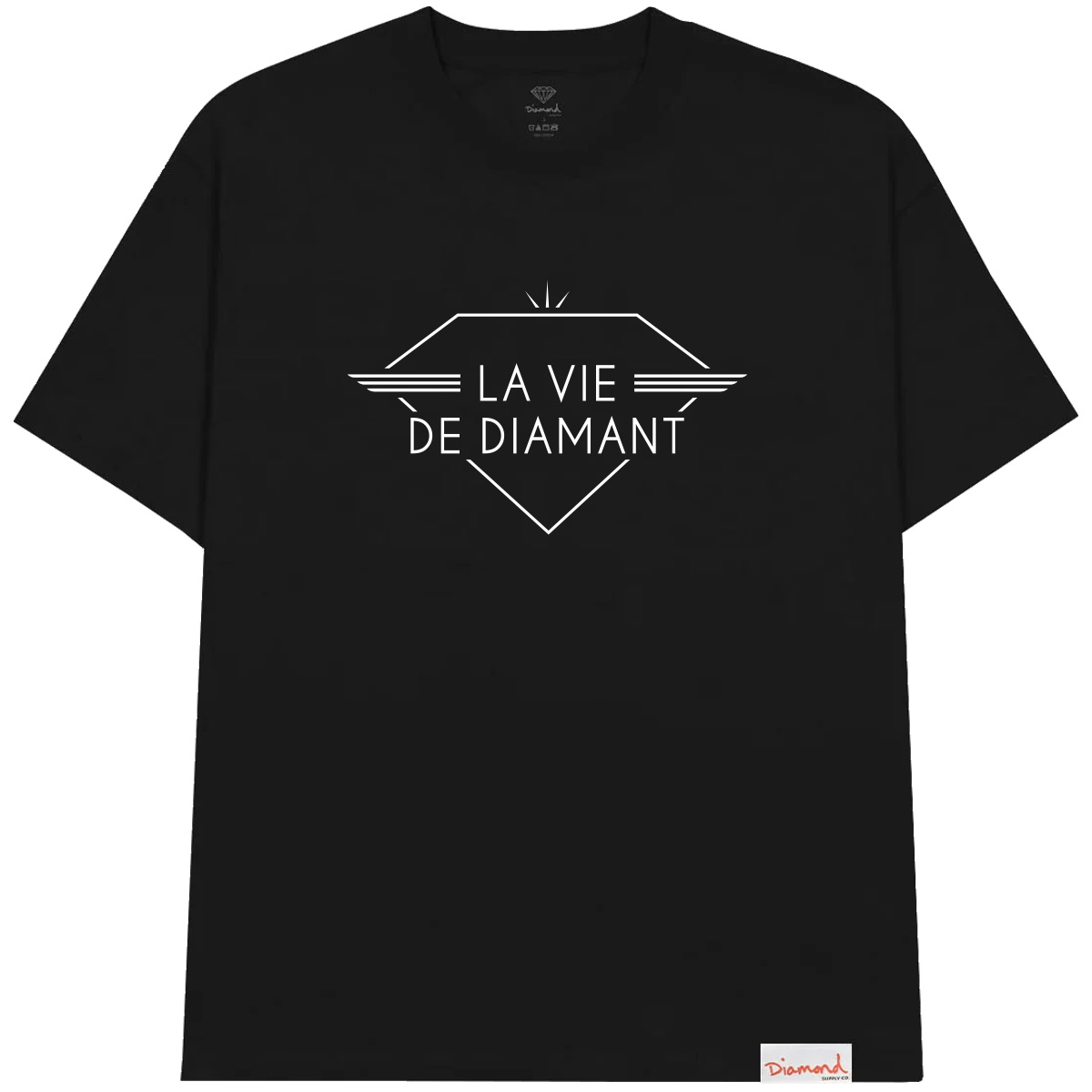 Diamond Paris T-Shirt Black