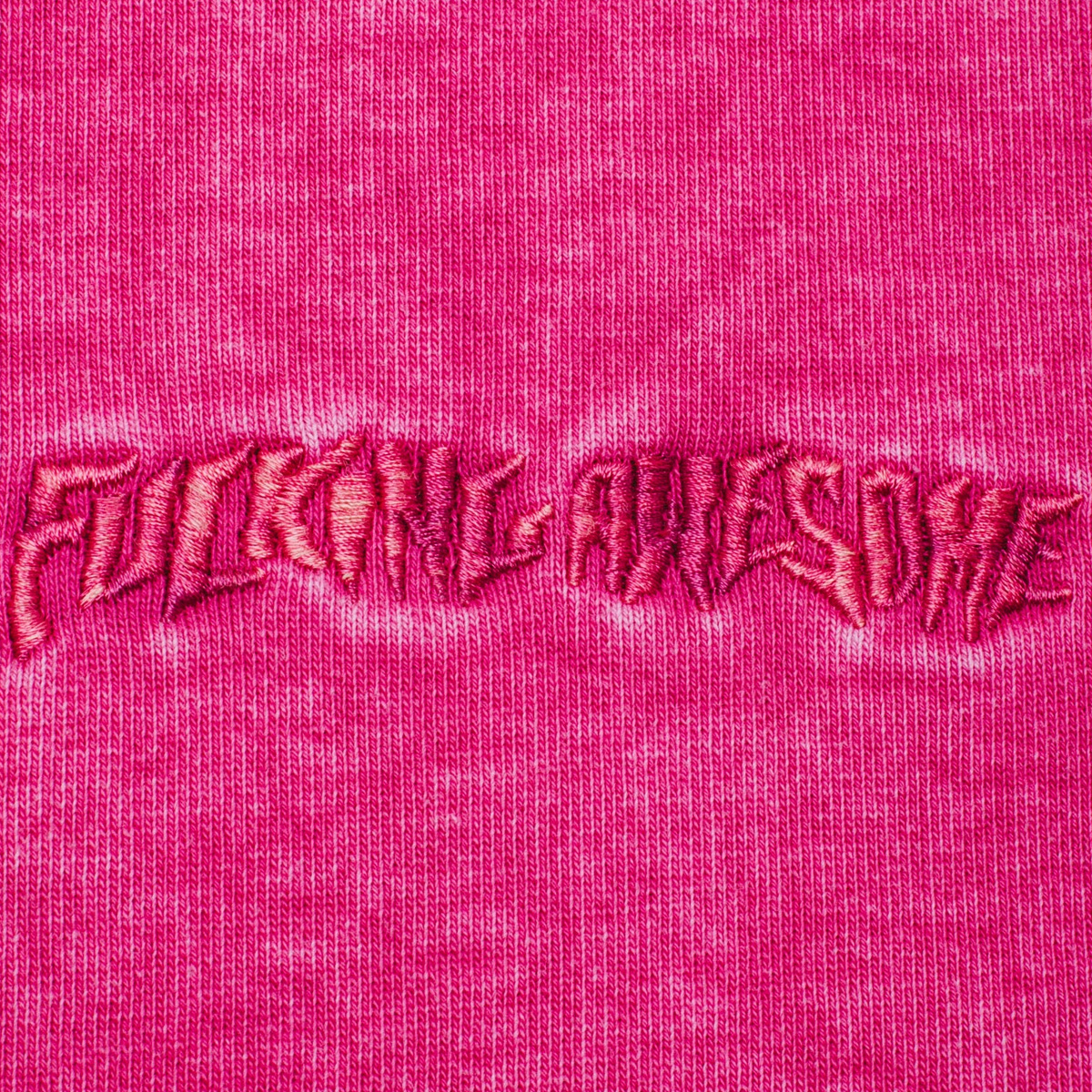 Fucking Awesome Little Stamp Snow Wash Sweater Magenta