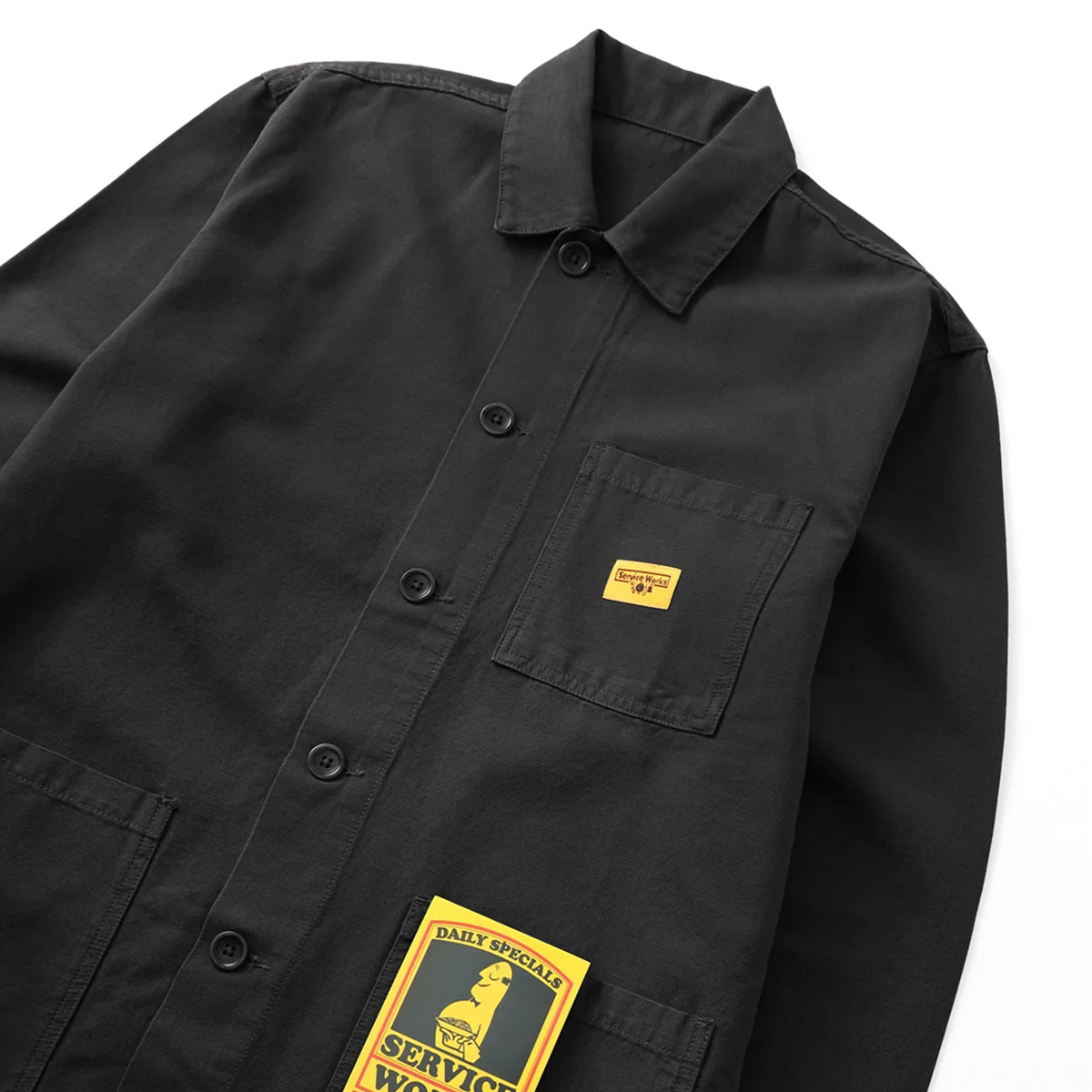 Service Works Canvas Coverall Jacket Black