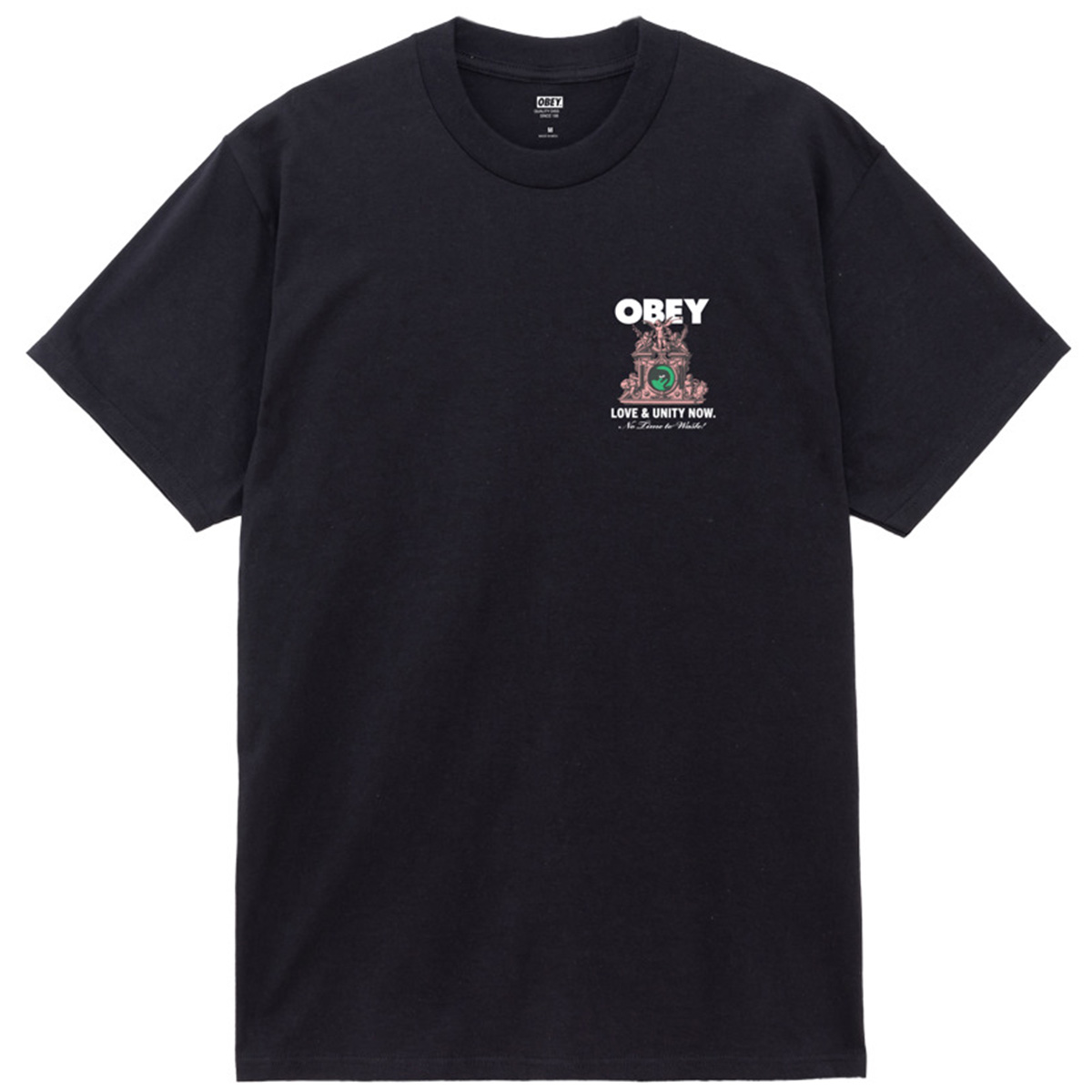 Obey Love & Unity Now T-Shirt Black