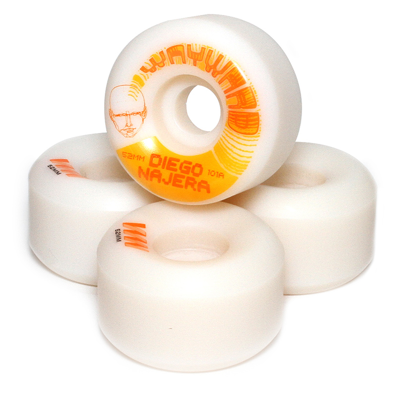 Wayward Diego Najera Funnel Cut Wheels 101A 52mm