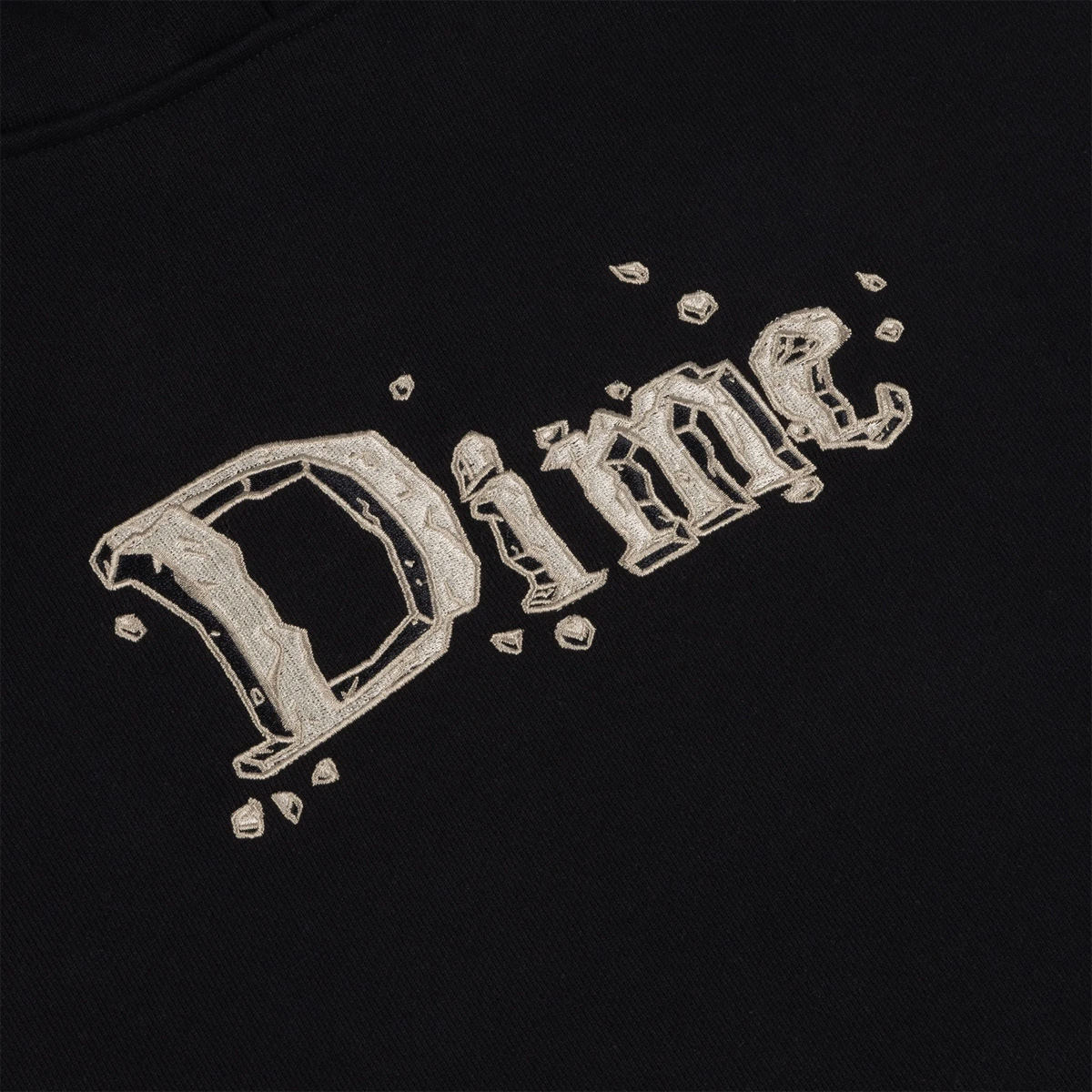 Dime Classic Stone Hooded Sweater Kids Black