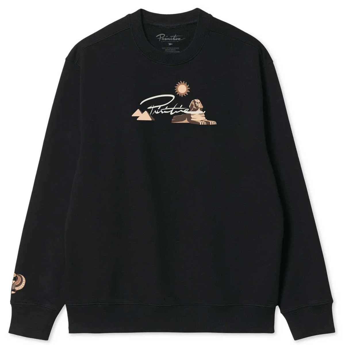 Primitive Passage Crewneck Sweater Black