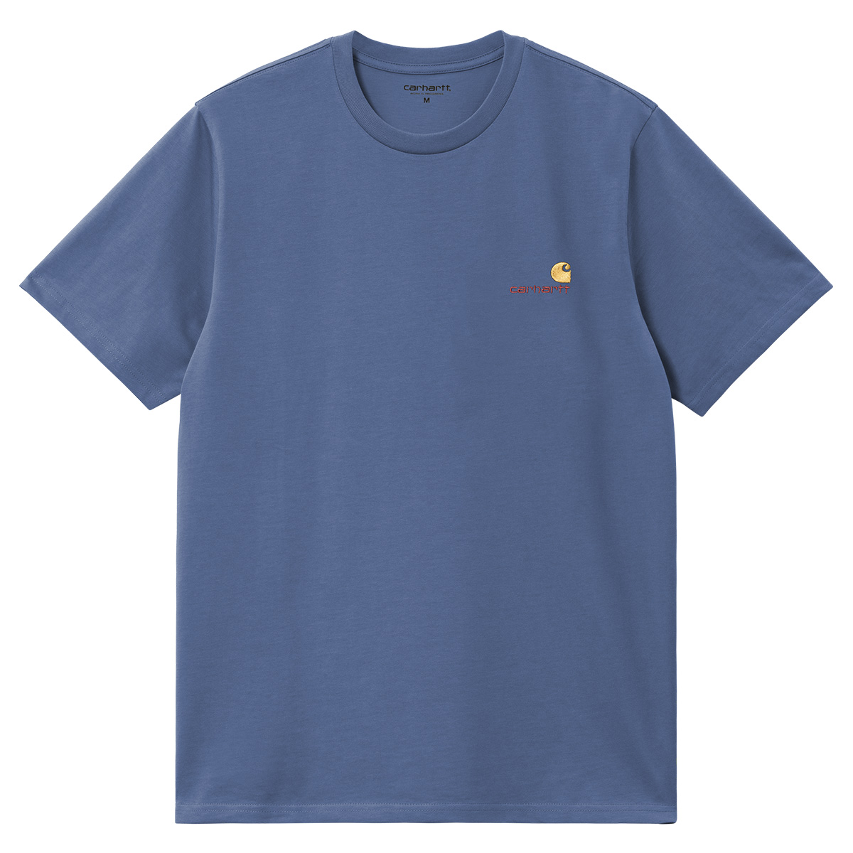 Carhartt WIP American Script T-Shirt Blue Iris