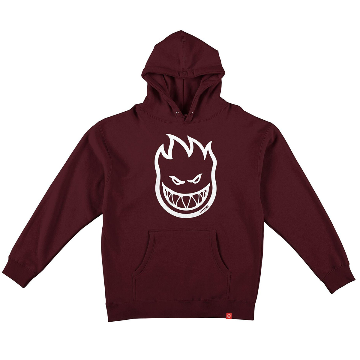 Spitfire Bighead Youth Hoodie Maroon White