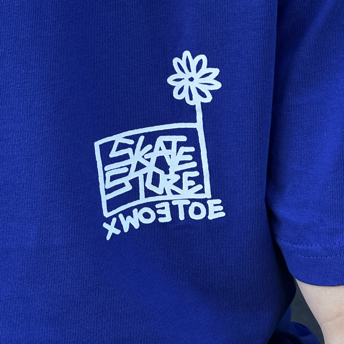 Skatestore x Woetoe Bold Statement T-shirt Cobalt