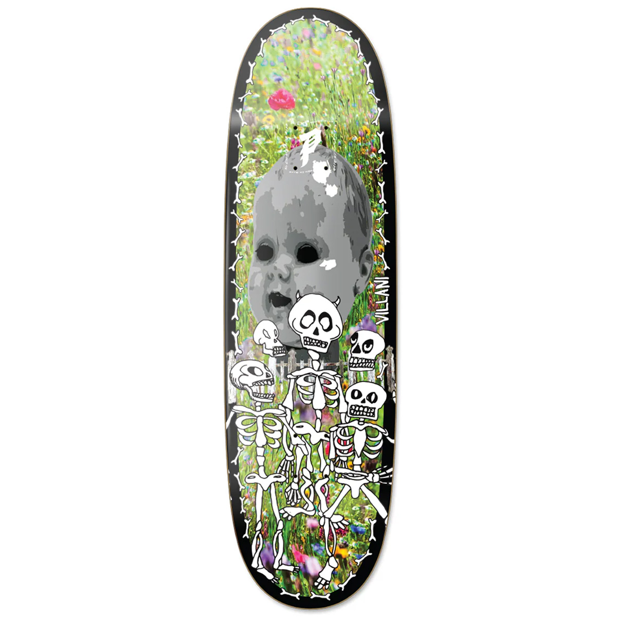 Primitive Villani Play Nice Egg Skateboard Deck 8.5