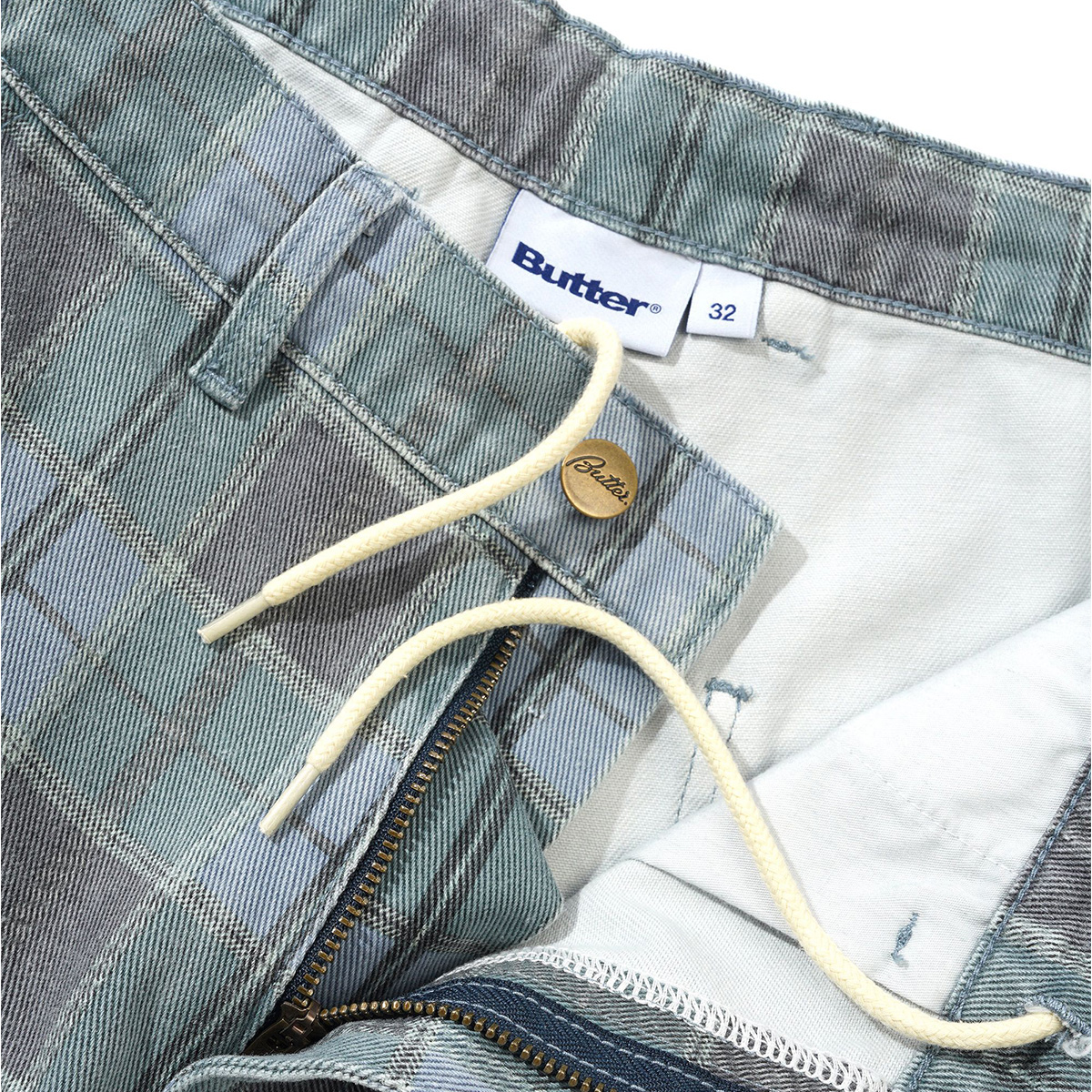 Butter Goods Work Shorts Plaid