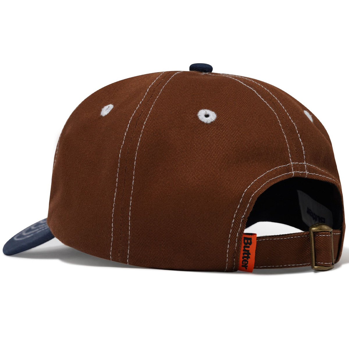 Butter Goods Warped 6 Panel Cap Brown/Navy