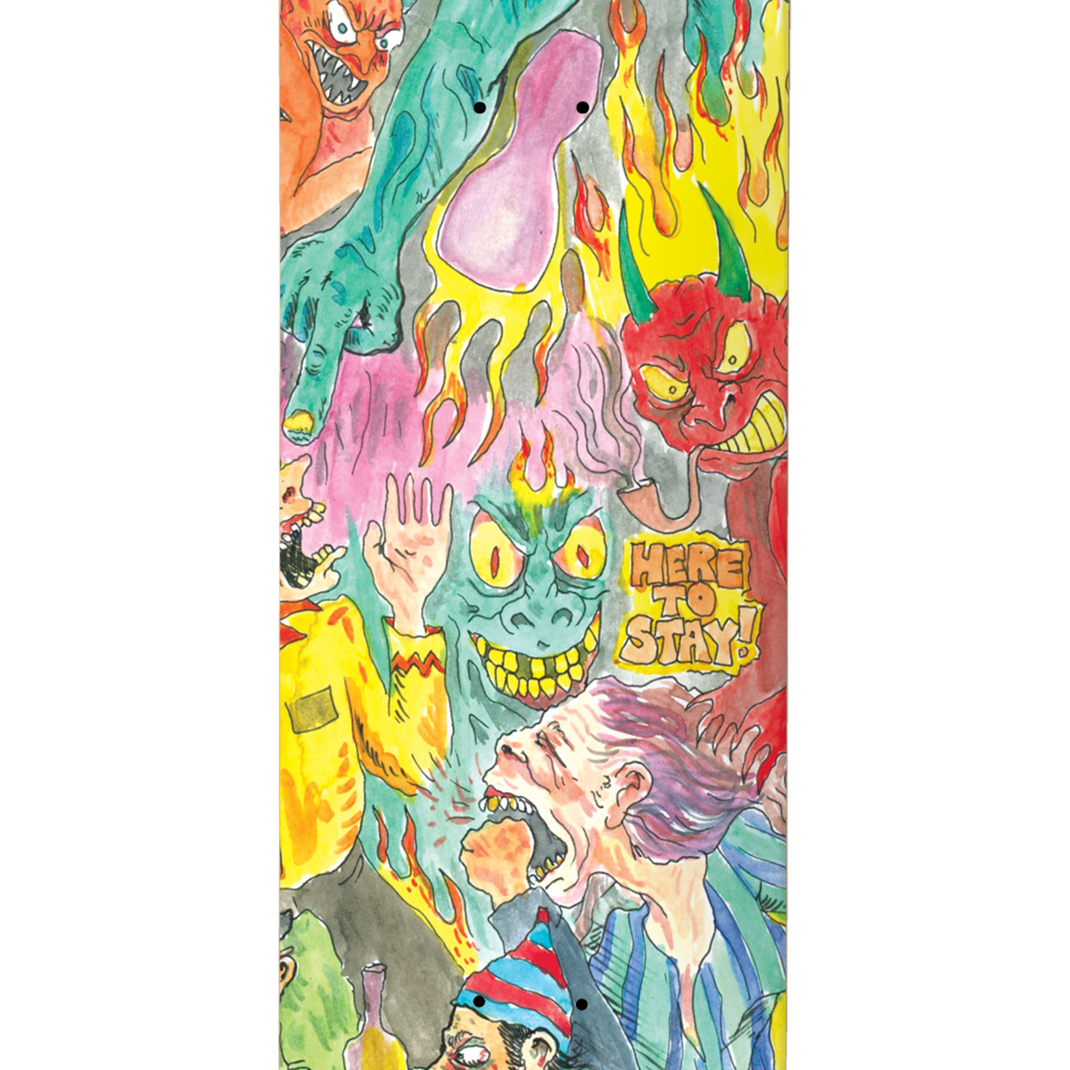 Baker Figgy Here to Stay Skateboard Deck B2 Shape 8.25