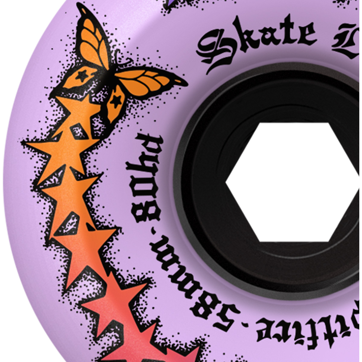 Spitfire 80HD Skate Like a Girl Conical Wheels Lavender 58mm