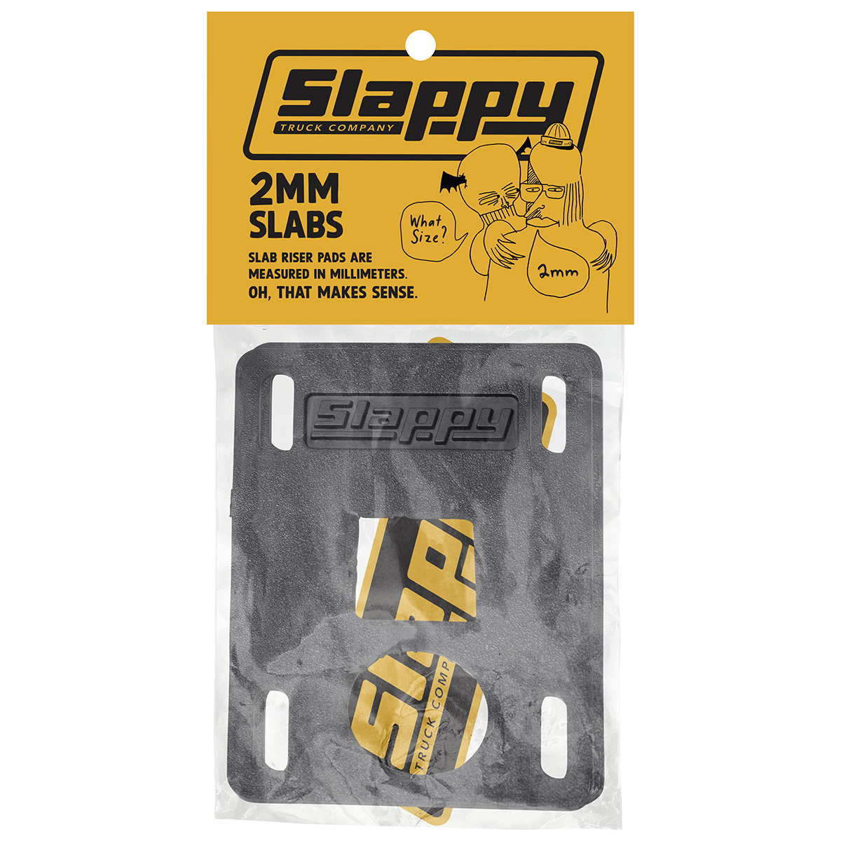 Slappy Slabs Low Riser Pads 2mm -set of 2-