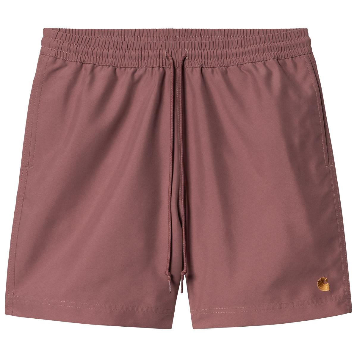 Carhartt WIP Chase Swim Trunks Dusky Pink/Gold