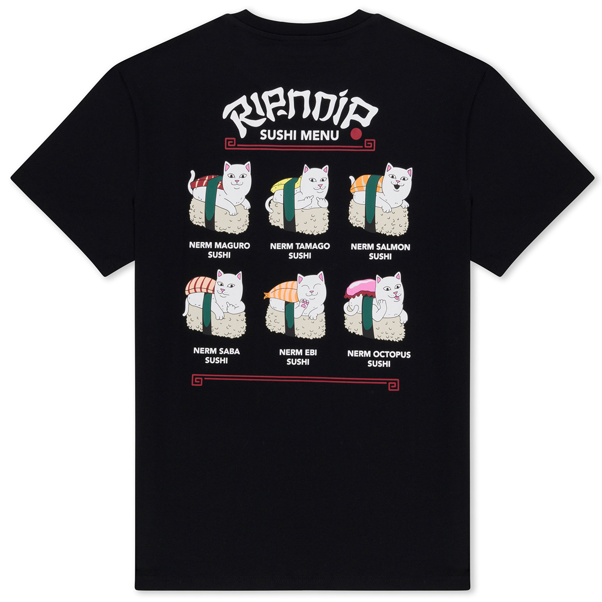 RipnDip Sushi Nerm T-Shirt Black