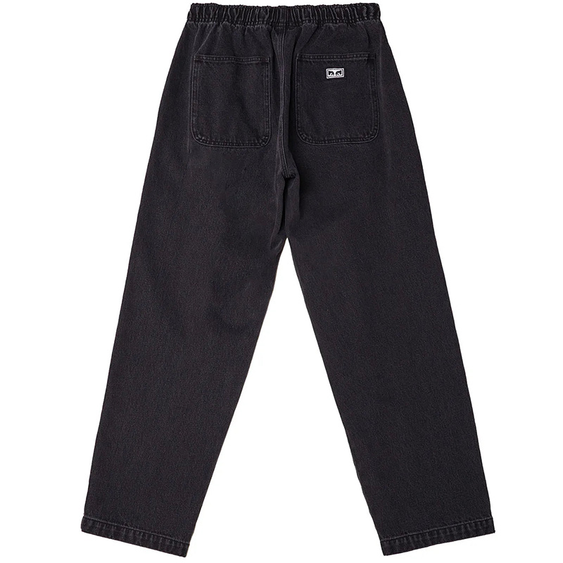 Obey Easy Denim Pants Faded Black