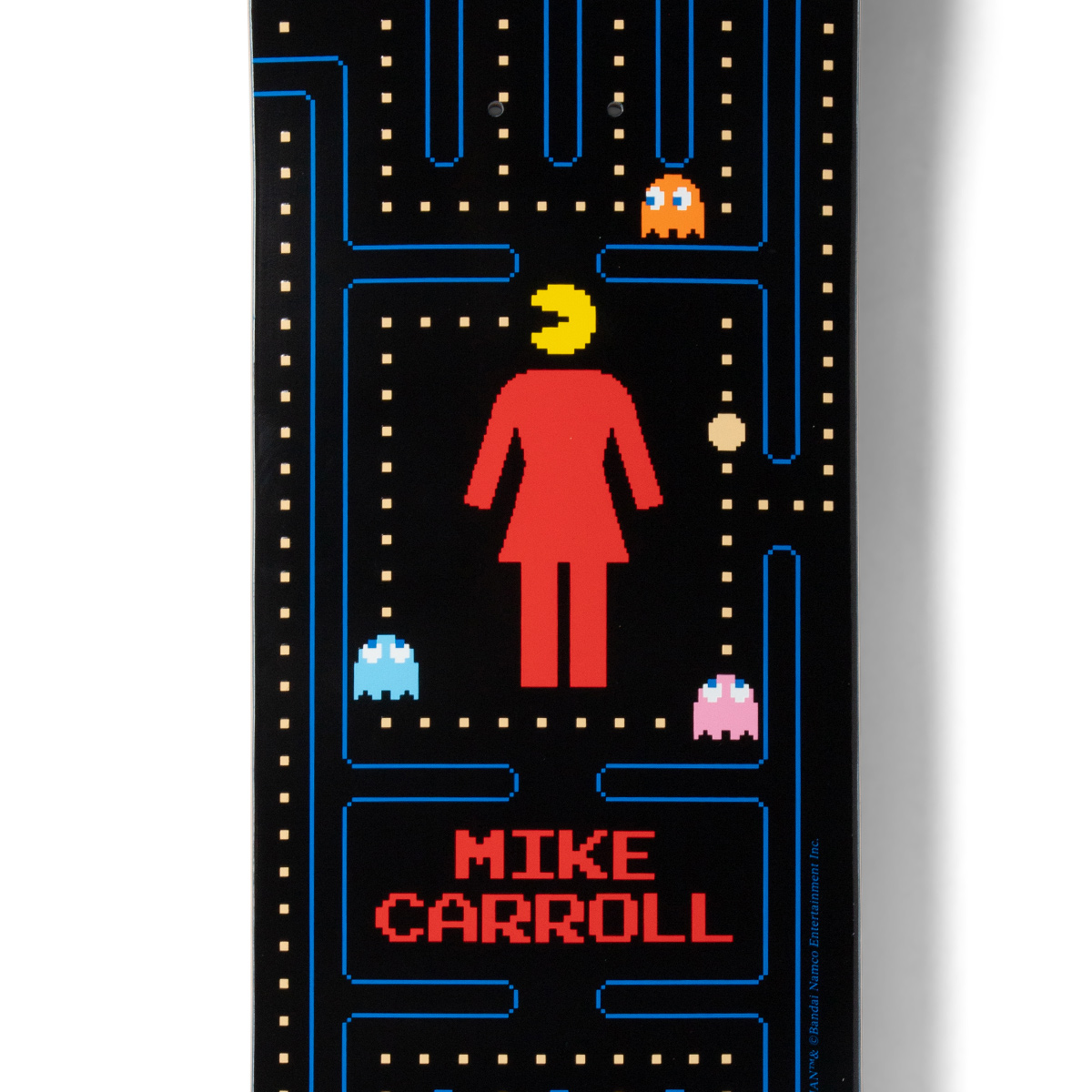 Girl Carroll Pac-Man Skateboard Deck 8.375