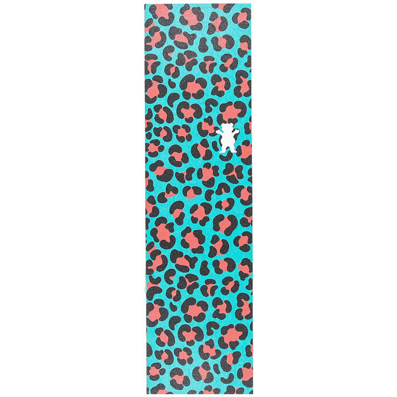 Grizzly Street Cheetah Griptape Sheet Teal 9.0