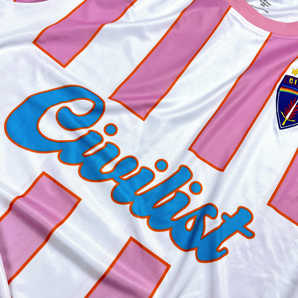 Civilist Striped Jersey Pink/Blue