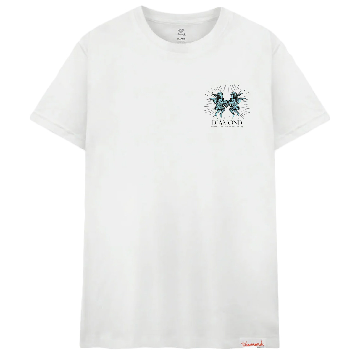 Diamond Shine Bright Angels T-Shirt White