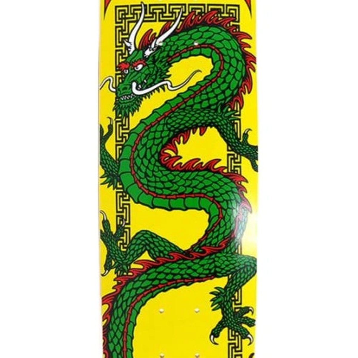 Powell Peralta Cab Chinese Dragon Skateboard Deck Yellow 7.5