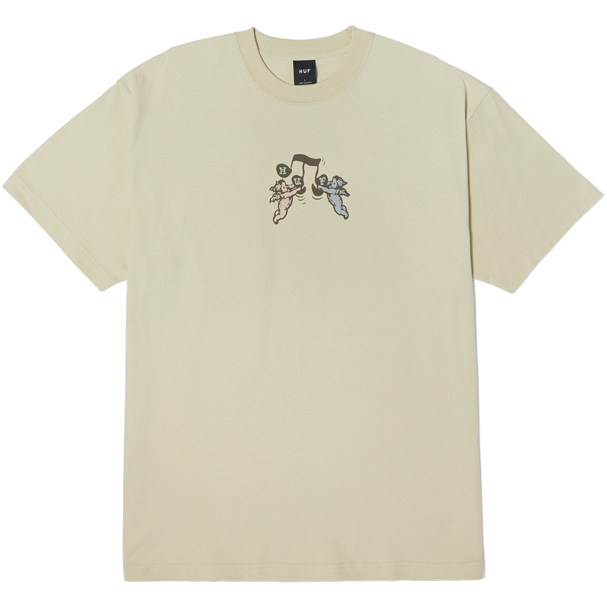 HUF Song T-Shirt Stone