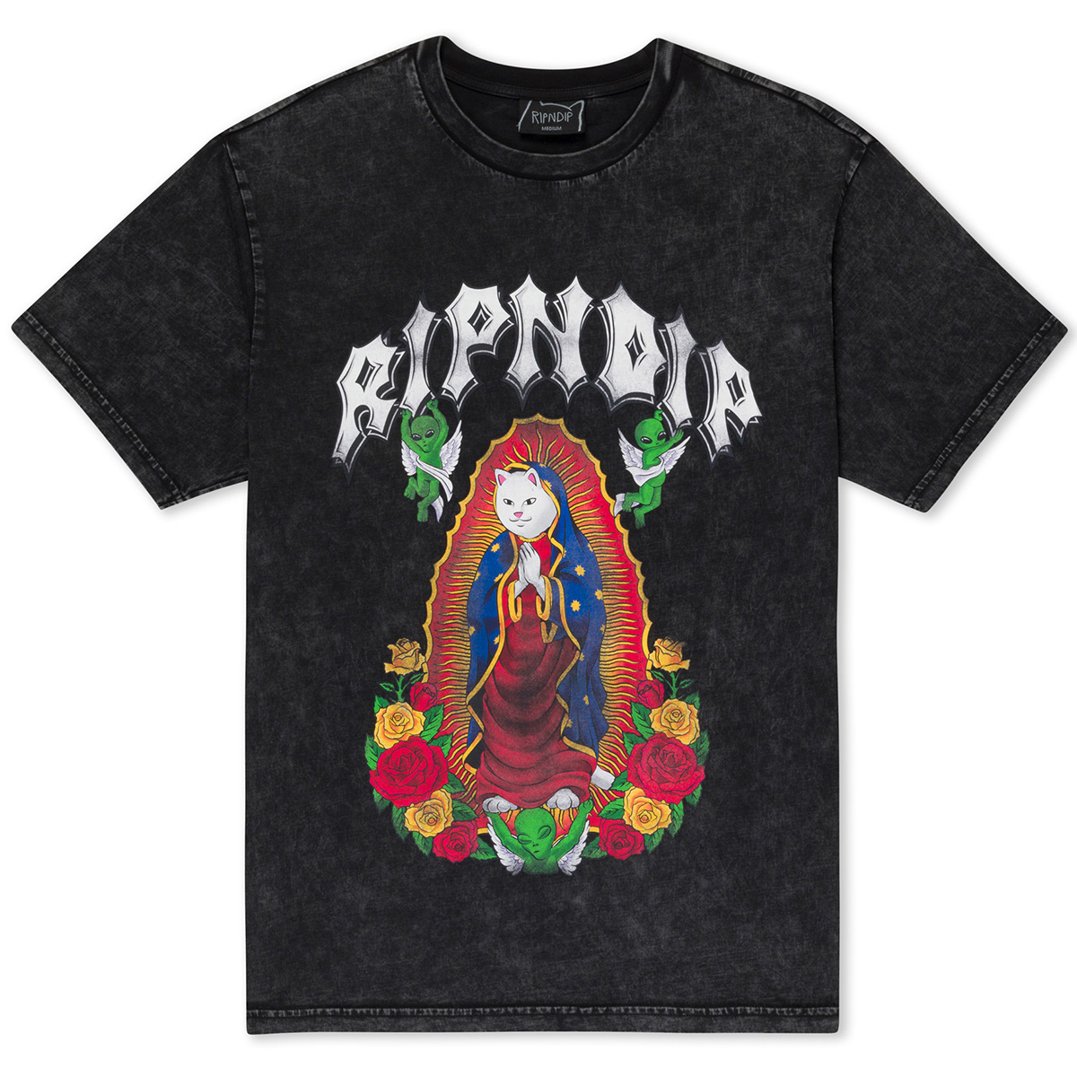 RipnDip Mother Nerm T-Shirt Black Wash 