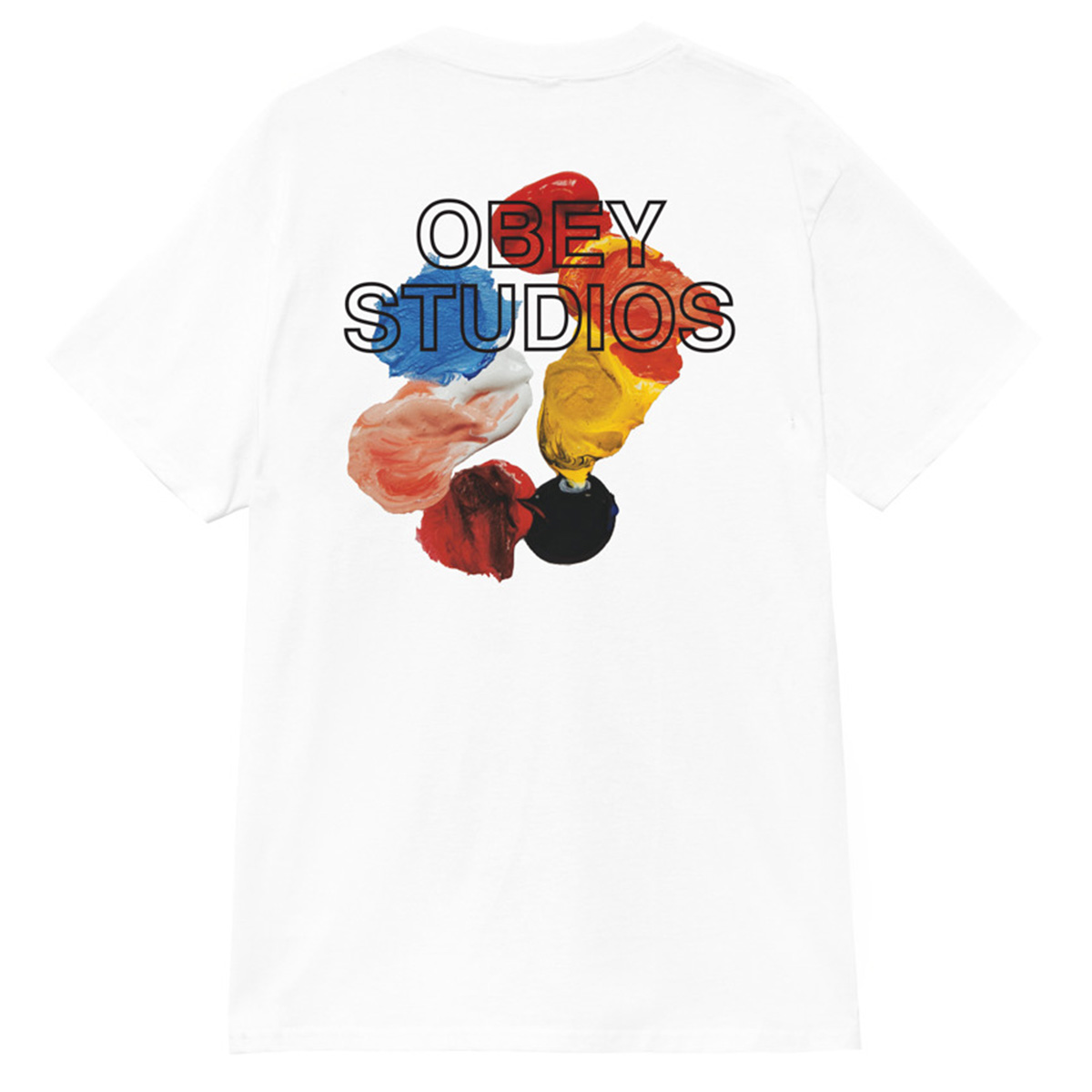 Obey Studios Palette T-Shirt White