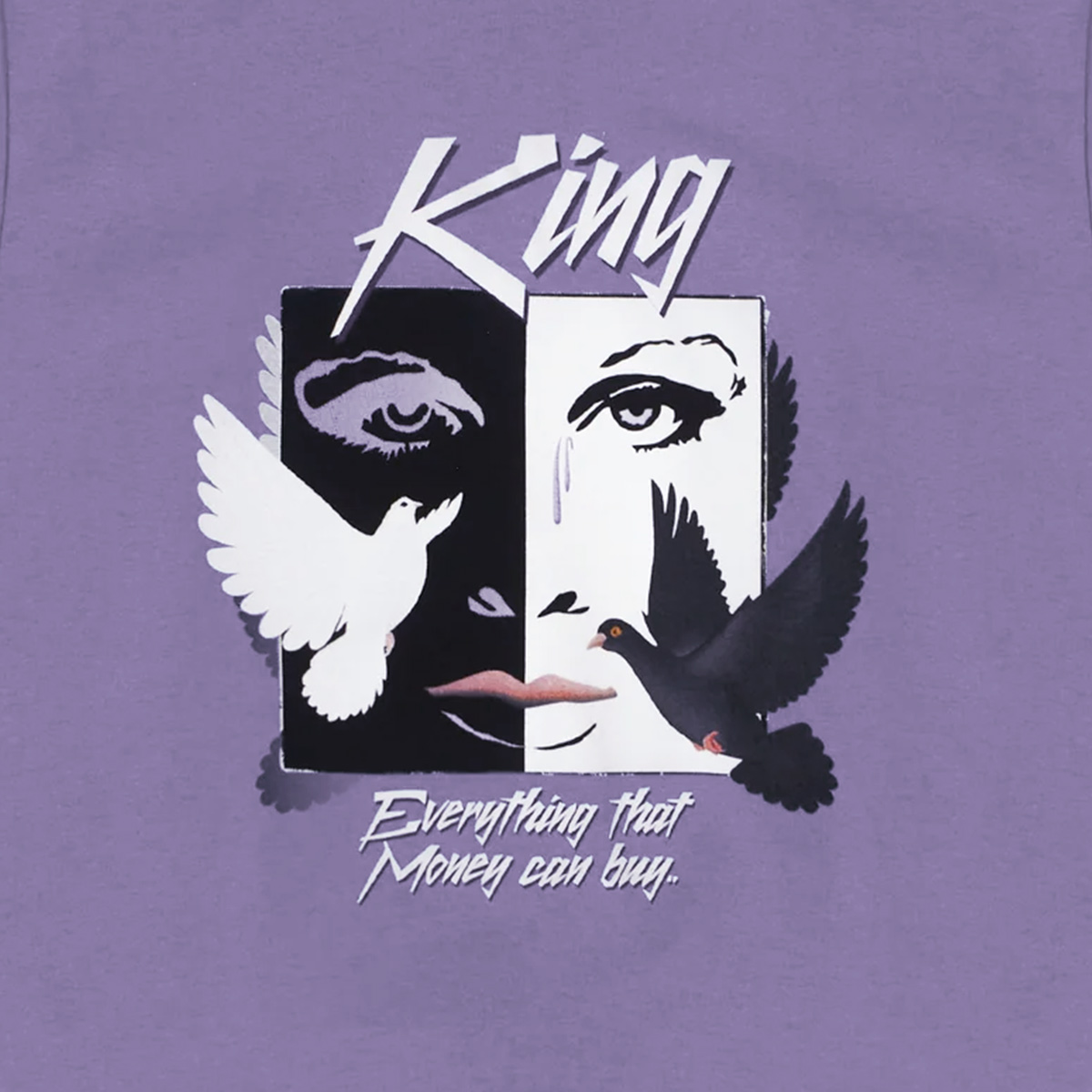 King Doves T-Shirt Violet