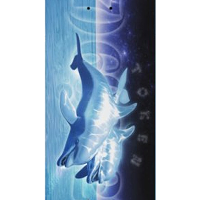 Call Me 917 Dolphin Token Slick Skateboard Deck 8.25 x 31.8