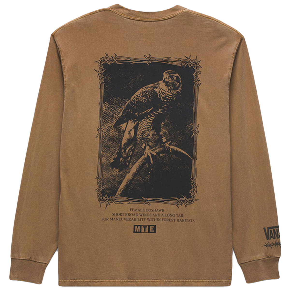 Vans Mte Goshawk Longsleeve T-Shirt Sepia