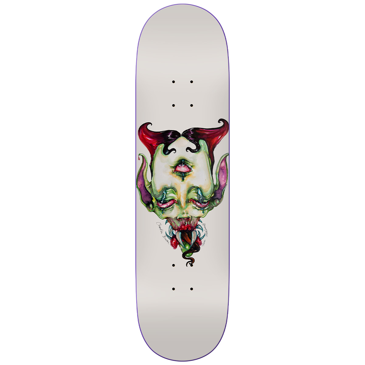 THERE Chandler Blake Armstrong Ghoul Skateboard Deck 8.5