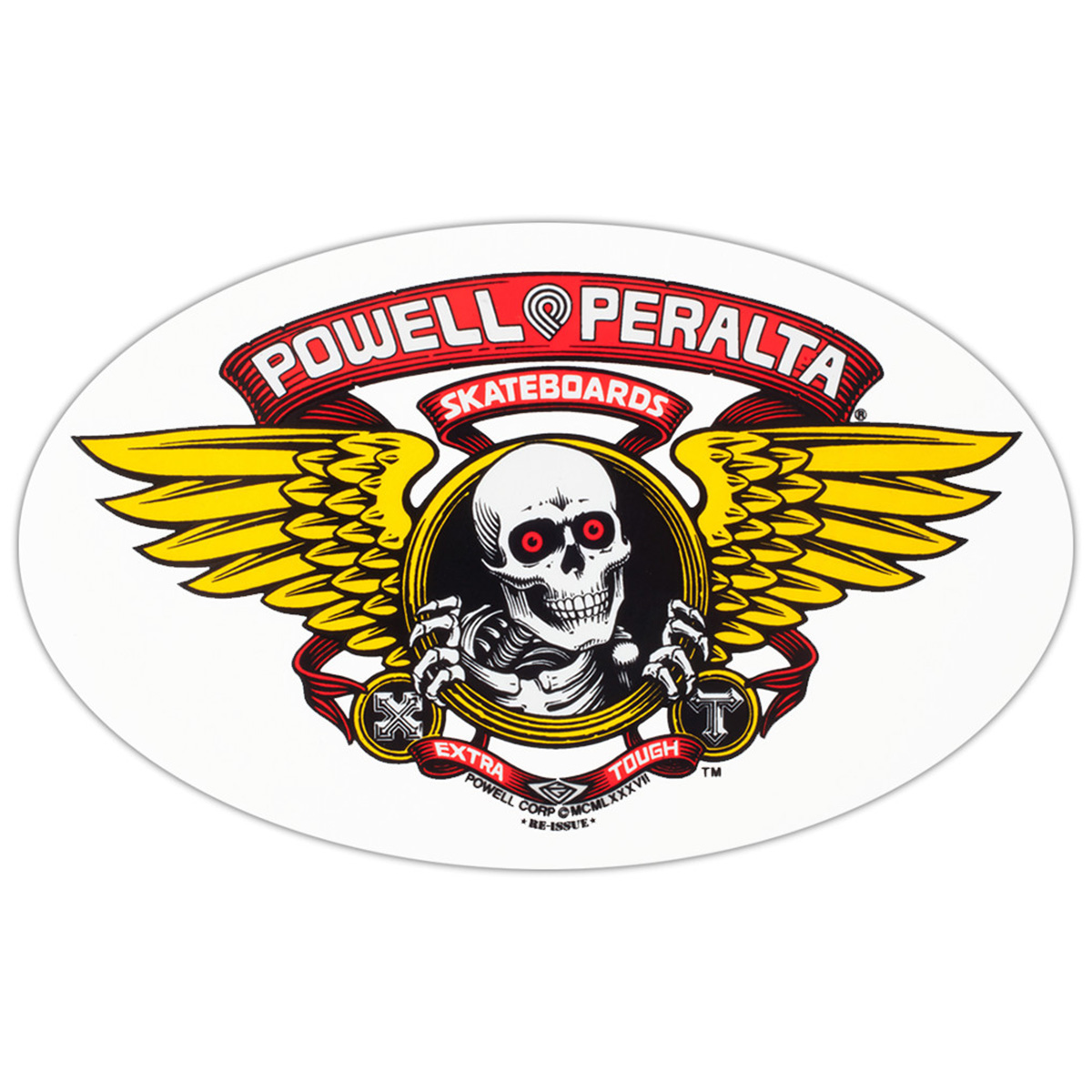 Powell Peralta Winged Ripper Red Sticker 6.5