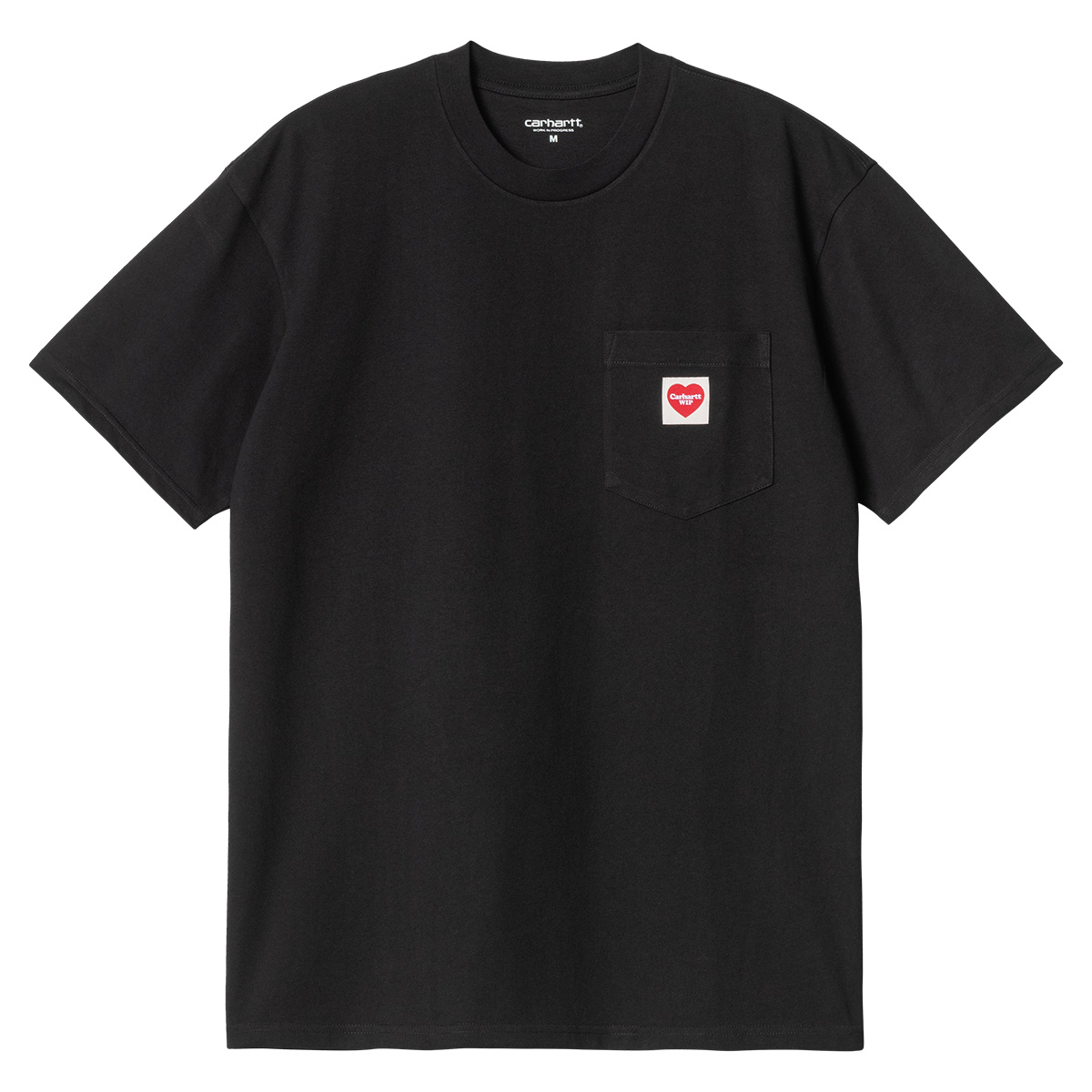 Carhartt WIP Pocket Heart T-Shirt Black/Red