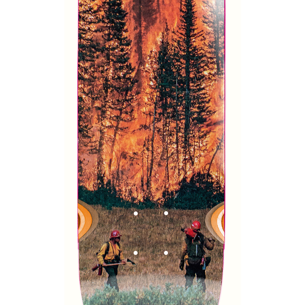 Jacuzzi John Dilo Fire Wheel Wells Skateboard Deck 8.5