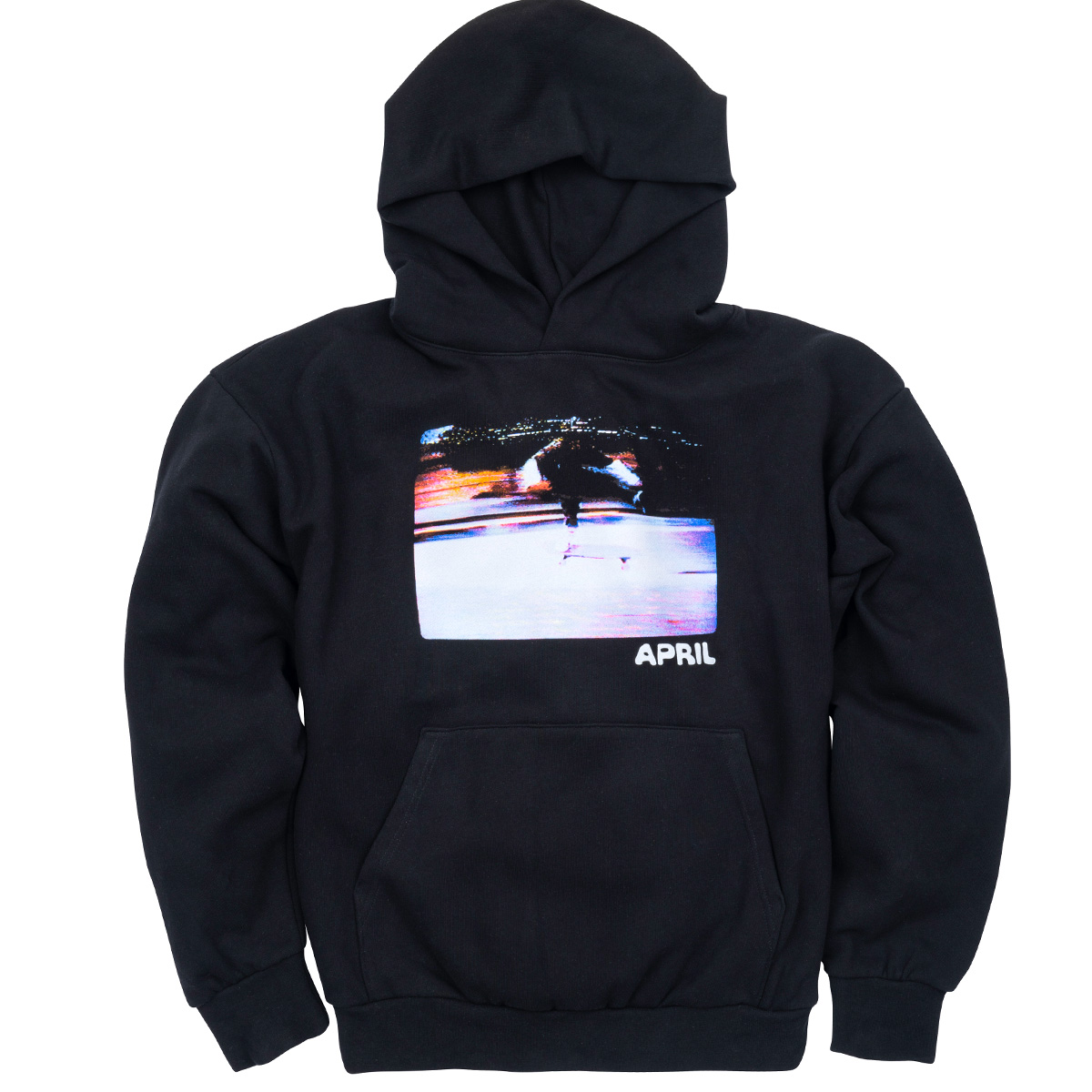 April Guy 1990 Hooded Sweater Black