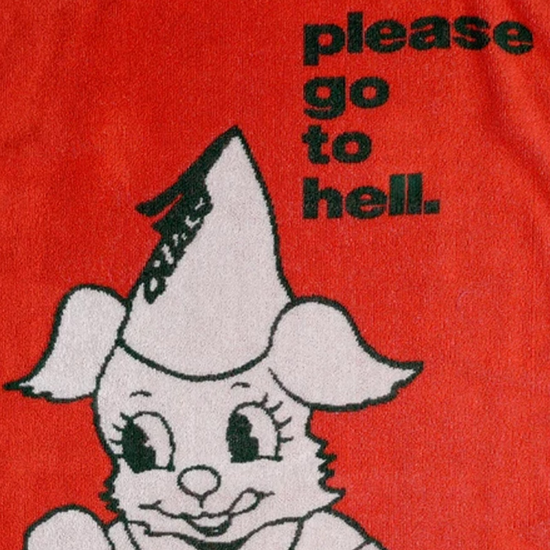 Quasi Go To Hell Towel Red