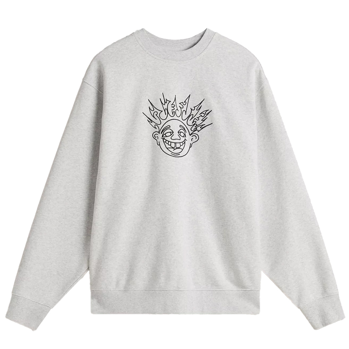 Vans Skate Smile Spike Sweater Ash Heather