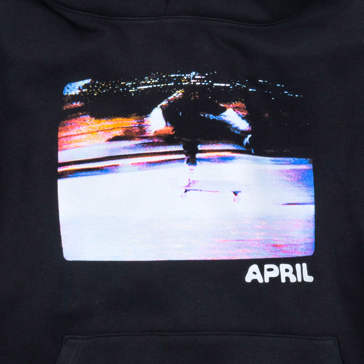 April Guy 1990 Hooded Sweater Black